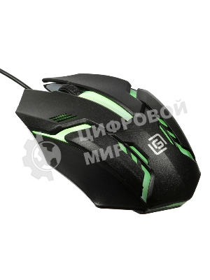 Мышь проводная Oklick 396M INSOMNIA черный, 1000 dpi, USB, кнопки - 3