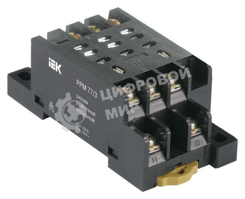 Разъем РРМ 78/3 IEK RRP20D-RRM-3