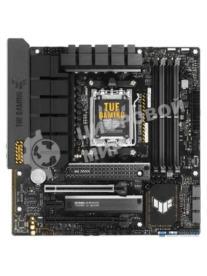 Материнская плата ASUS TUF GAMING B650M-PLUS, AM5, AMD B650, 4xDDR5, 4xSATA, 2xM.2, 1xPCIe 4.0 x16, 1xPCIe 4.0 x4, 1xDP, 1xHDMI, 1x 2.5Gb LAN, 4xUSB-A 3.2 Gen 2, 1xUSB-A 3.2 Gen 1, 1xUSB-C 3.2 Gen 2x2, 5x3.5 мм, 7.1, mATX