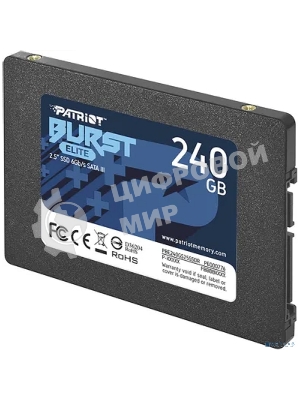 Накопитель SSD Patriot Burst Elite, 240Gb, SATA, 2.5