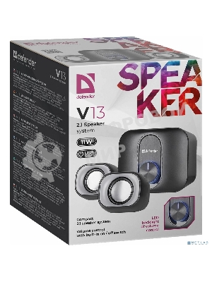 Акустическая система Defender V13 черный 0.59 кг