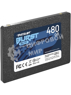 Накопитель SSD Patriot Burst Elite, 480Gb, SATA, 2.5