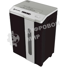 Шредер New United Etalon ET-20C белый (секр.P-4)/перекрестный/25лист./34лтр./скрепки/скобы/пл.карты/CD