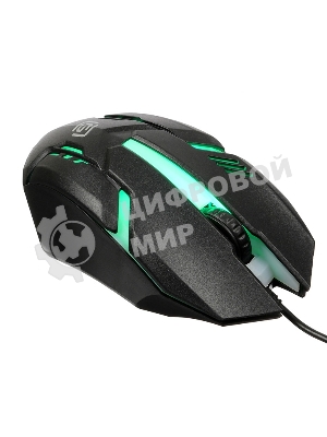 Мышь проводная Oklick 396M INSOMNIA черный, 1000 dpi, USB, кнопки - 3