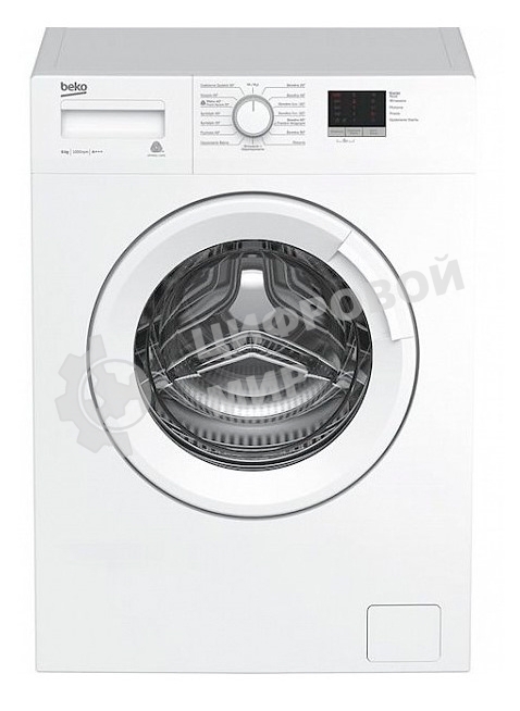 Стиральная машина Beko WRE6511BWW (R) белый, загрузка фронтальная 6 кг, 1000 об/мин., класс: А