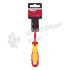 Отвертка Matrix Insulated, SL4,0 x 100 мм, CrMo, до 1000 В, двухкомп.рукоятка