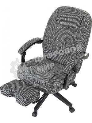 Кресло Бюрократ CH-868MSG-BF 3C1 серый, ткань, подставка для ног