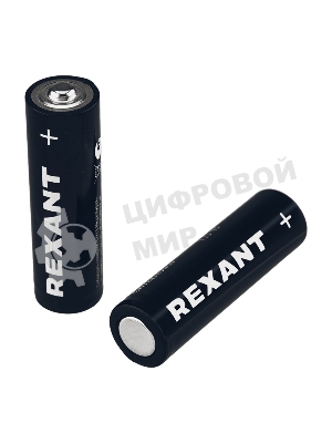 Батарейка алкалиновая Rexant AA/LR6 пальчиковая 1,5В блистер 12 шт.