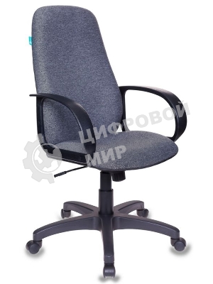 Кресло Бюрократ CH-808AXSN/Grey 10-128 темно-серый, ткань