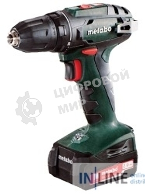 Дрель-шуруповерт Metabo BS 14.4 Li, 14,4 В, 2 Ач, 40 Нм, щеточный