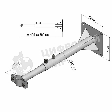 Кронштейн для мачт Rexant 