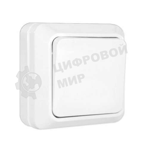 Выключатель 1-кл. ОП Олимп 10А IP20 белый Universal О0021
