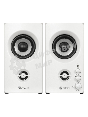 Акустическая система Oklick OK-164 2.0 белый 30Вт