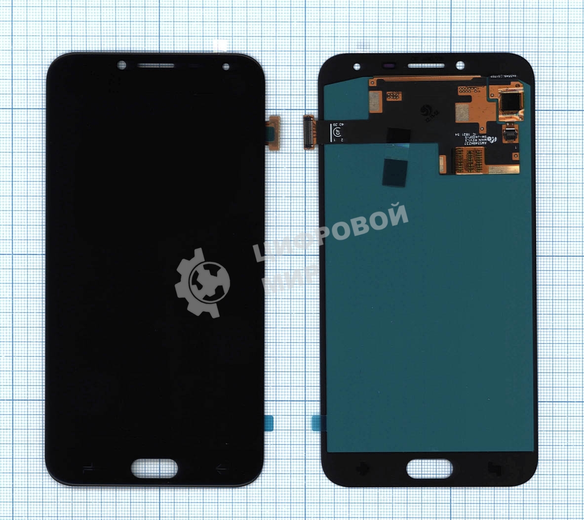 Дисплей для Samsung Galaxy J4 2018 SM-J400F в сборе с тачскрином (OLED) черный