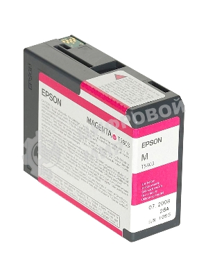 Картридж струйный Epson T5803 (C13T580300) пурпурный (80 мл) для Stylus Pro 3800