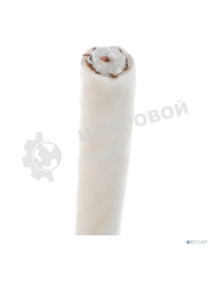 Кабель коаксиальный PROconnect RG-6U+Cu, 75 Ом, Cu/Al/Cu, 48%, бухта 100 м, белый