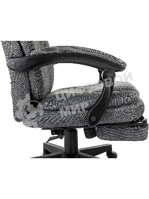 Кресло Бюрократ CH-868MSG-BF 3C1 серый, ткань, подставка для ног