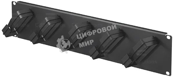 Кабельный органайзер горизонтальный C3 Solutions C3.OH1001 односторонний кольца 1U шир.:482.6