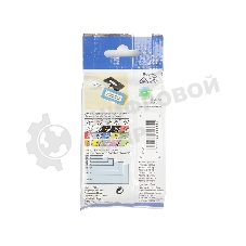 Наклейка ламинированная Brother TZe-611 (6 мм черн/желт, аналог TZ-611)