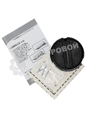 Вытяжка встраиваемая KRONA Kamilla slim 600 нержавеющая сталь/белый, 60 см, 1066 куб. м/ч, 58 дБ