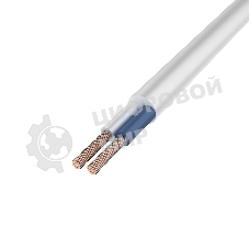 Провод соединительный ПВС Rexant 2x1,0 мм², белый, длина 10 метров, ГОСТ 7399-97