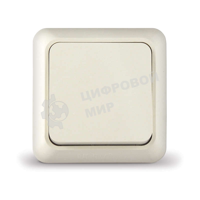 Выключатель 1-кл. ОП Олимп 10А IP20 беж. Universal Б-О0021