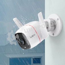 Видеокамера IP TP-Link Tapo C310 белый 3Mp indoor & outdoor IP camera, 30m Night Vision, IP66 dust & waterproof, Motion Detection and Notification, 2-way Audio, supports Micro SD card storage, easy setup with APP