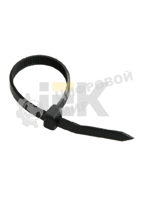 Хомут кабельный 7.6х400 нейл. черный (уп. 100 шт) IEK UHH32-D076-400-100