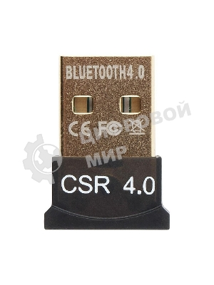 Адаптер Bluetooth Gembird, BTD-MINI5, ультратонкий корпус, v.4.0, 50 метров, до 24 Мбит/сек, USB