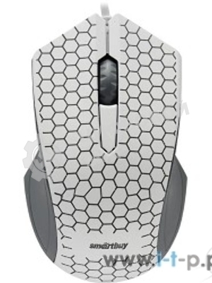 Мышь проводная Smartbuy ONE 334 белая SBM-334-W