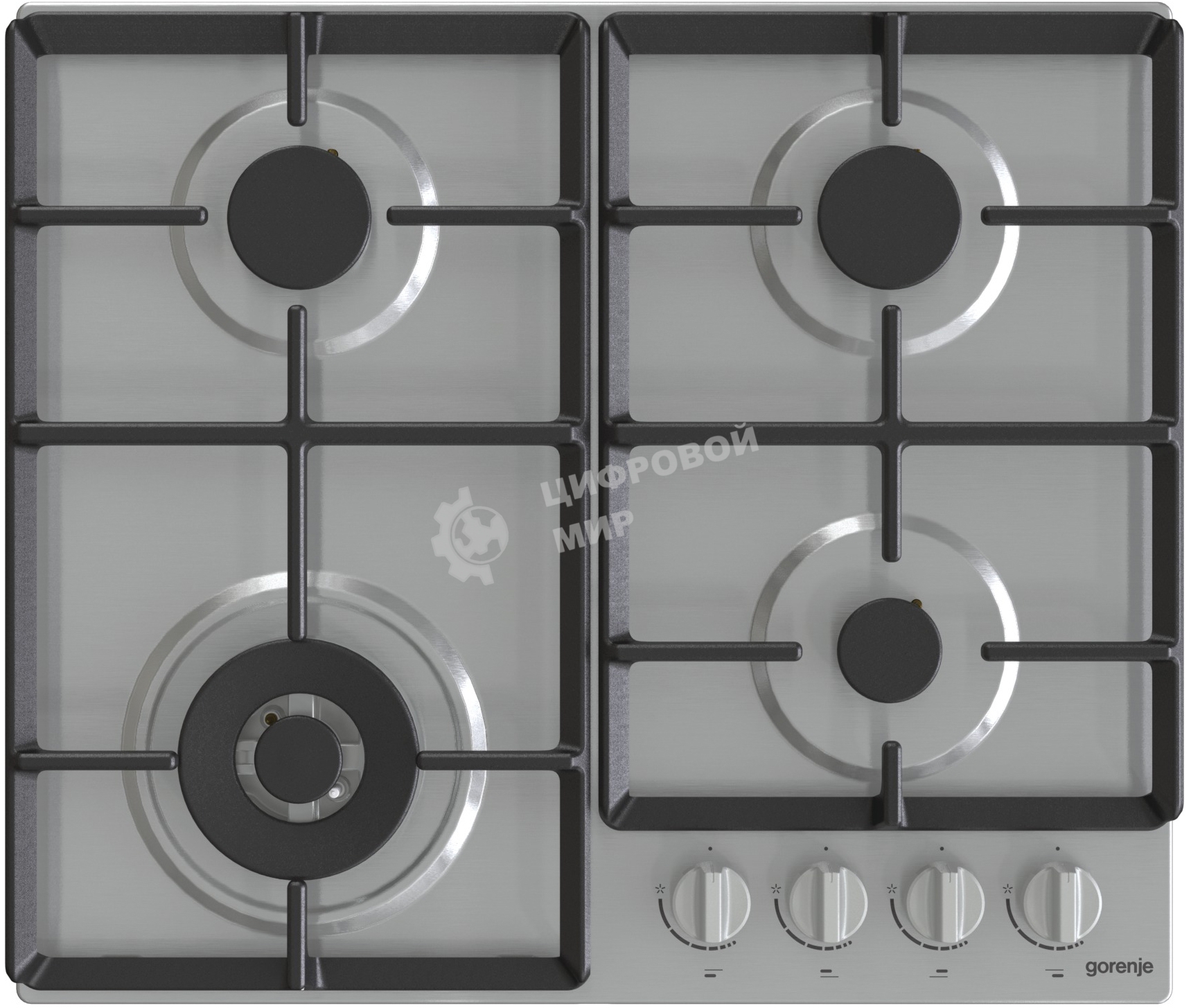 Газовая варочная панель Gorenje GW641EX нержавеющая сталь