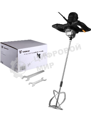 Дрель-миксер Deko DKM1600W, 1600 Вт, сетевая