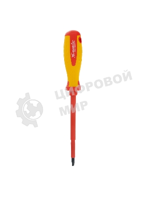 Отвертка Matrix Insulated, SL5,5 x 125 мм, CrMo, до 1000 В, двухкомп. рукоятка