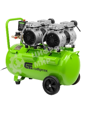 Компрессор безмаслянный малошумный Сибртех МБ 2000/50, 2000 Вт, 50л, 300 л/мин