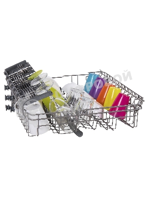 Посудомоечная машина Maunfeld MWF12S, белый, 59.8 см, 12 компл., 52 дБ, класс A+