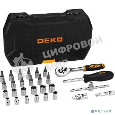 Набор инструментов Deko TZ29 29 предметов (жесткий кейс)