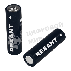 Батарейка алкалиновая Rexant AA/LR6 пальчиковая 1,5В блистер 24 шт.