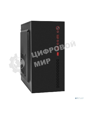 Компьютерный корпус Minitower ExeGate BAA-403 (mATX, без БП, 2*USB, HD Audio, черный)