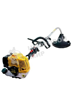 Триммер Champion T252 переносной триммер бензиновый 2х тактный двигатель, 25 см³, 1 л.с. ширина скашивания: 35 см в комплекте: леска (1.6 мм), плечевой ремень вес: 5.2 кг бак на 0.75 л изогнутая штанга уровень шума 102 дБ