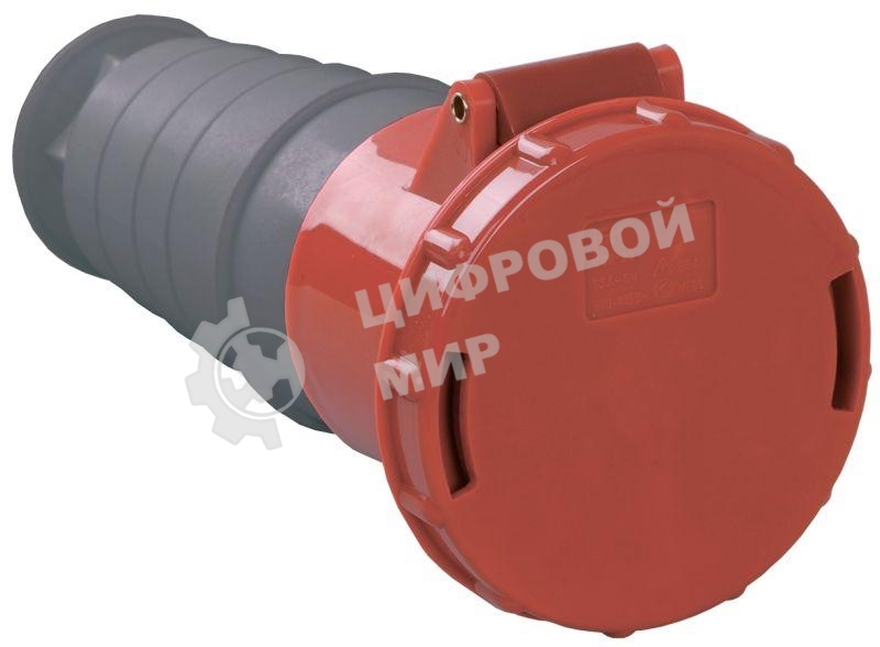 Розетка кабельная 63А 380В 3P+PE ССИ-234 IP54 IEK PSR22-063-4