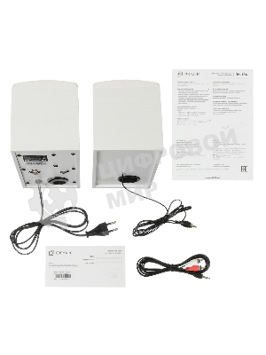 Акустическая система Oklick OK-164 2.0 белый 30Вт