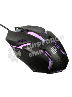 Мышь проводная Oklick 396M INSOMNIA черный, 1000 dpi, USB, кнопки - 3