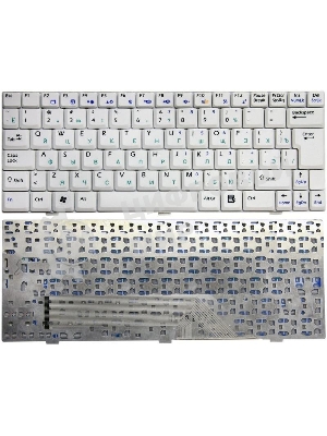 Клавиатура для ноутбука MSI Wind U90 U100 U110 U120, белый
