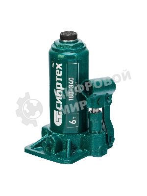 Домкрат гидравлический Сибртех бутылочный, 6т, 180-340 мм