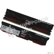 Оперативная память AMD Radeon R5, DDR5, 16GB (1x16GB), 4800MHz, CL40, DIMM, с радиатором, черный