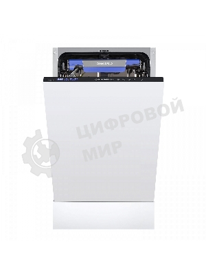 Встраиваемая посудомоечная машина Maunfeld MLP-08IMR, белый/черный, 44.5 см, 10 компл., 47 дБ, класс A++