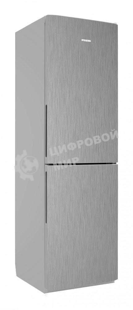Холодильник Pozis RK FNF-172 серебристый металлопласт двухкамерный 220/124л морозилка снизу, No Frost