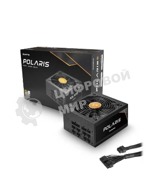 Блок питания Chieftec Polaris PPS-1250FC, 1250Вт, 80 PLUS Gold, 140мм, модульный, черный