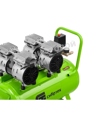 Компрессор безмаслянный малошумный Сибртех МБ 2000/50, 2000 Вт, 50л, 300 л/мин