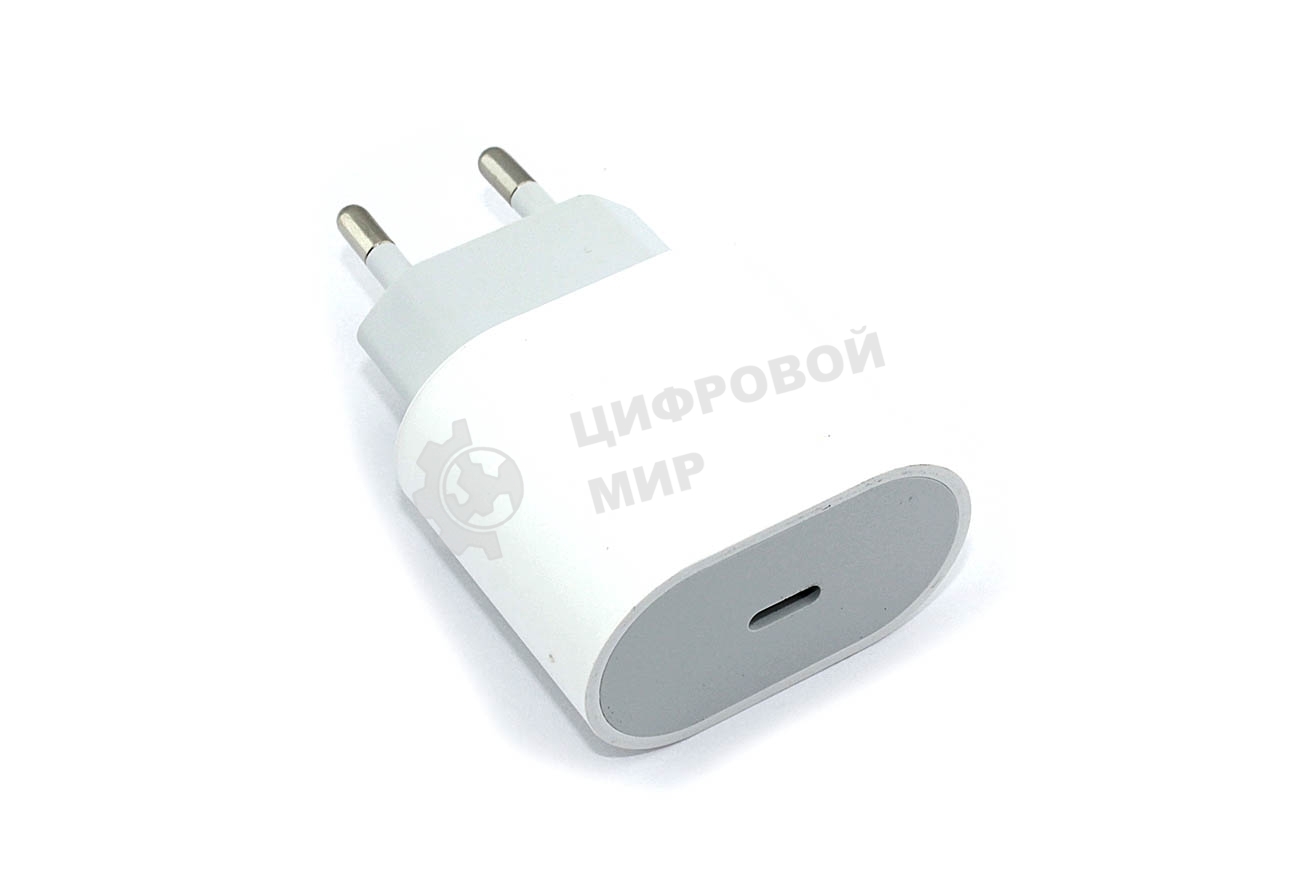 Блок питания (сетевой адаптер) Apple 5V 3A/9V 2A/12V 1.5A 18W USB Type-C OEM